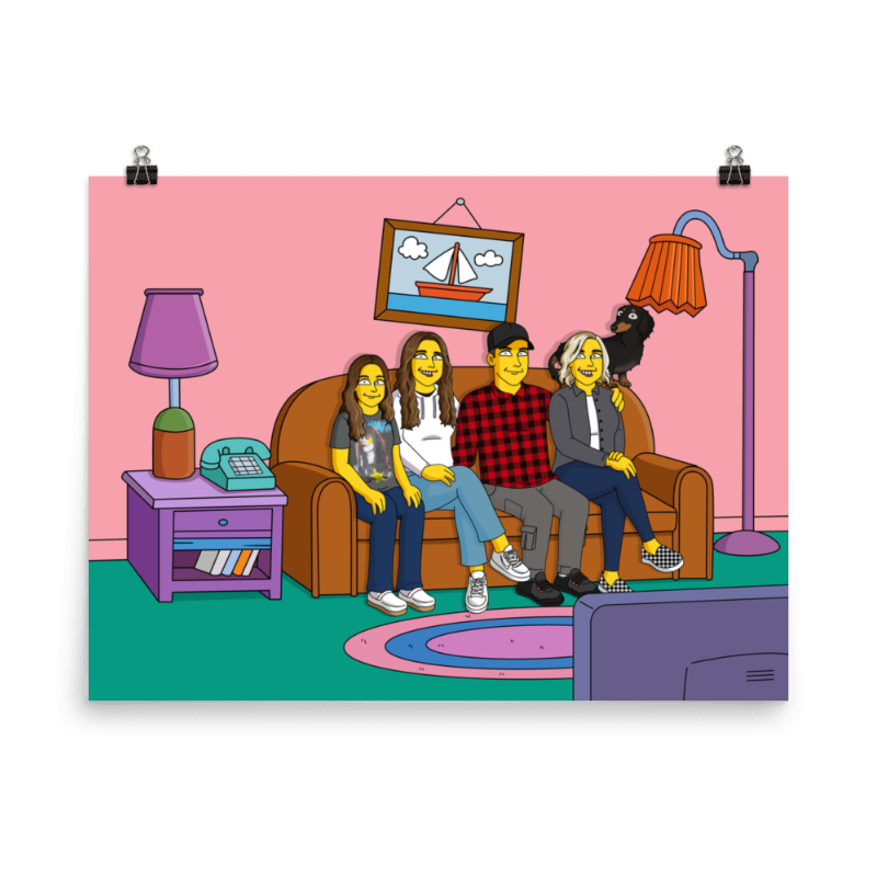 Classic Semi-Glossy Paper Poster - Make Me Cartoons