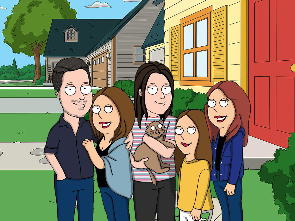 'Family Guy' Custom Drawing - Make Me Cartoons