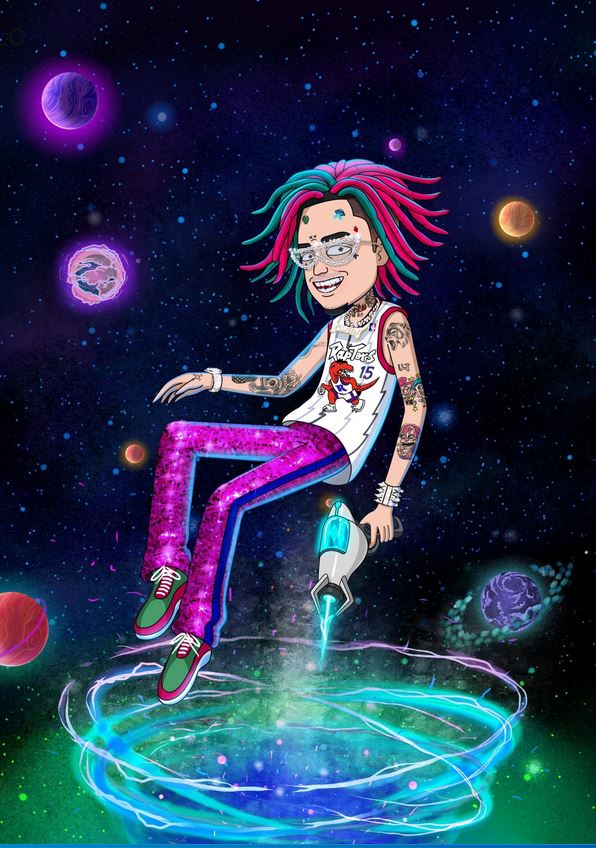 Rick and Morty Style Custom Portrait