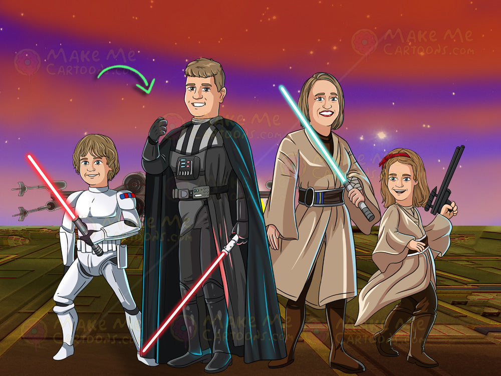 Star Wars Themed Drawing