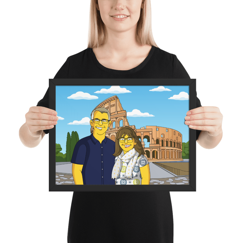 Matte Paper Wooden Framed Poster