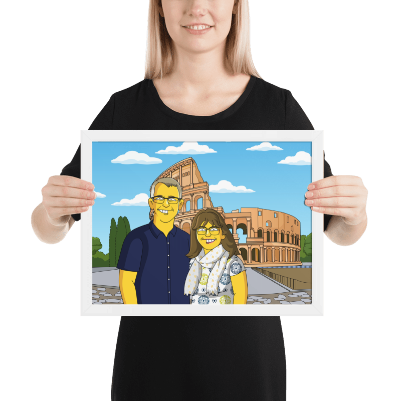 Matte Paper Wooden Framed Poster