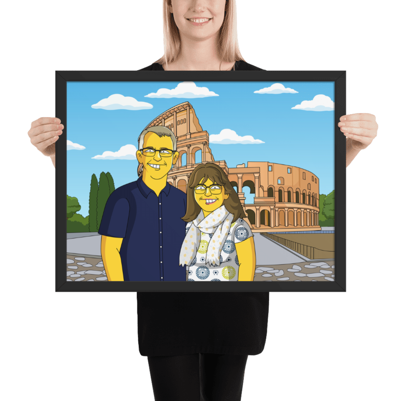 Matte Paper Wooden Framed Poster