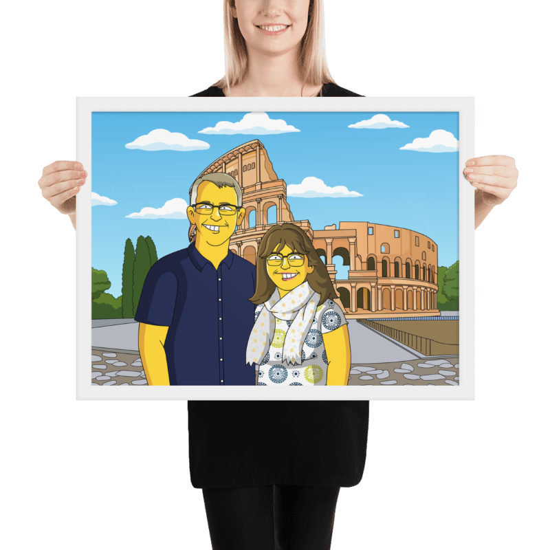 Matte Paper Wooden Framed Poster