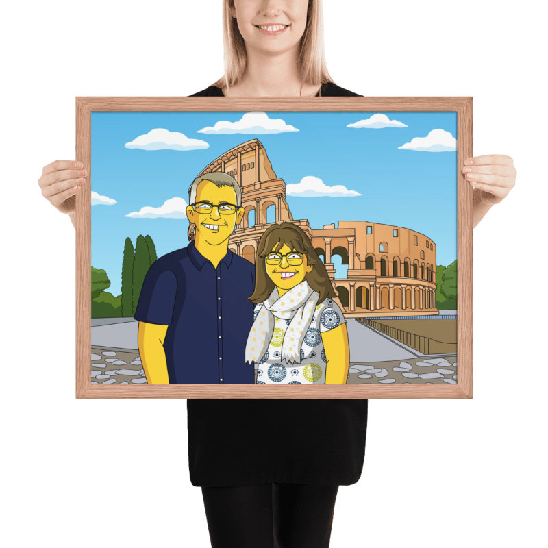 Matte Paper Wooden Framed Poster