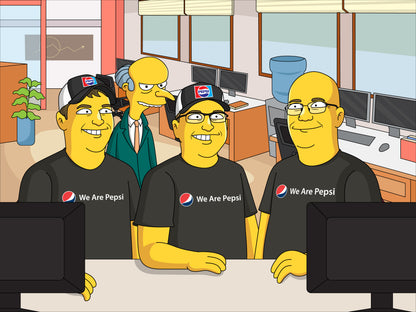 Make Me Yellow – 100% Hand-Drawn Corporate Portrait (No AI) - Make Me Cartoons