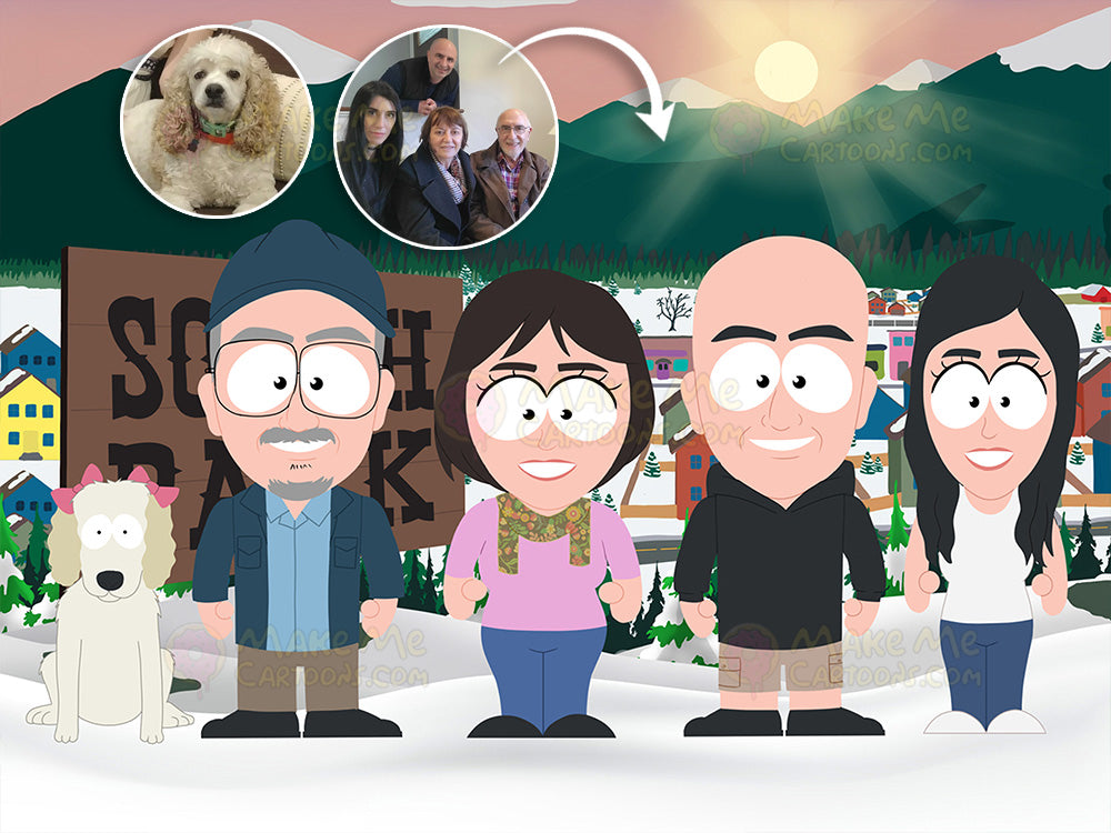 South Park Custom Drawing Make Me Cartoons - Main Image