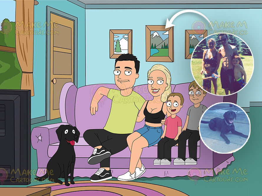 Family Guy Custom Drawing - Make Me Cartoons
