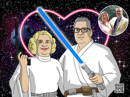 Star Wars Themed Drawing