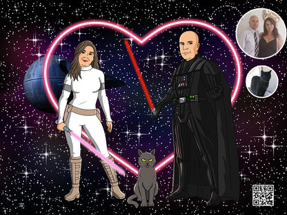 Star Wars Themed Drawing