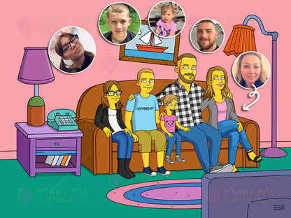 Make Me Yellow – 100% Hand-Drawn Corporate Portrait (No AI) - Make Me Cartoons