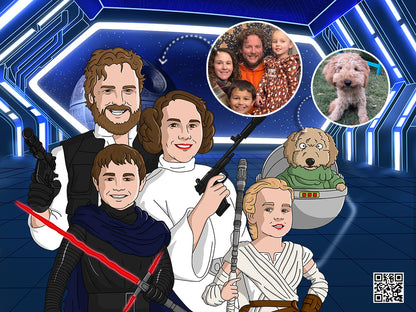 Star Wars Themed Drawing