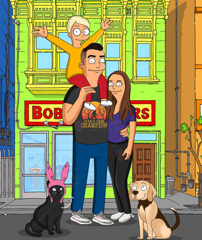 Bobs Custom Drawing - Make Me Cartoons