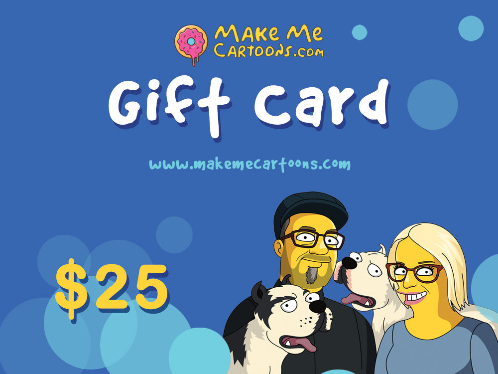 Make Me Cartoons - Gift Card - Make Me Cartoons