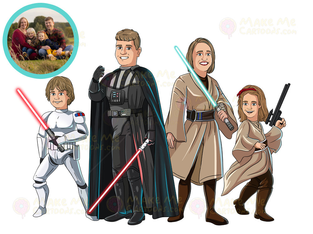 How To Draw Characters From Star Wars