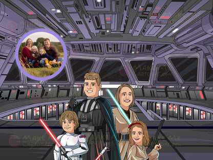 Star Wars Themed Drawing