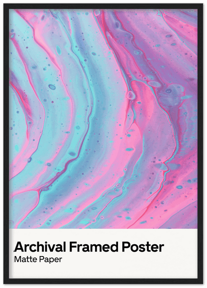 Matte Paper Wooden Framed Poster